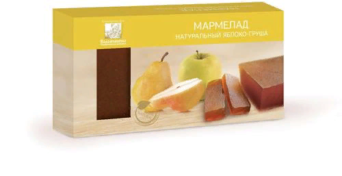  Мармелад пластовый 210г ЯБЛОКО-ГРУША в Коломне