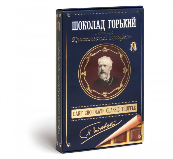 №1 Фабрика Томер  Горький шоколад ТРЮФЕЛЬ классический (Чайковский), 112г в Коломне