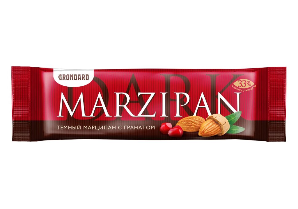  TM Grondard     (10973) Батончики глазированные Марципановые ГРАНАТ, (24шт по 50г)       в Коломне