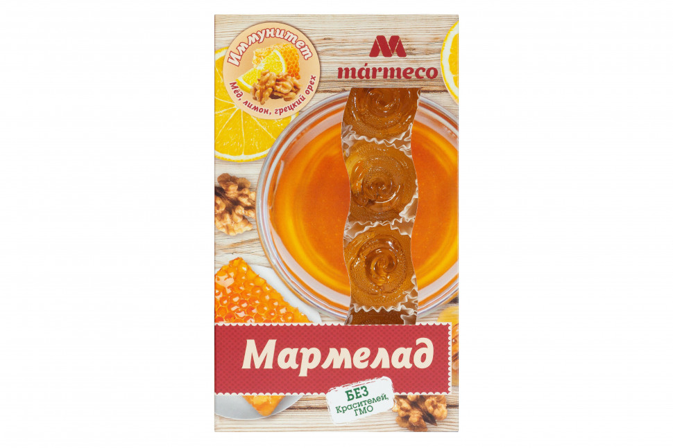  Мармелад "Иммунитет"  Мёд, лимон, грецкий орех, 180г  в Коломне